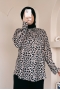 Leopar Desenli Camel Tunik  MA241