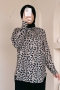 Leopar Desenli Camel Tunik  MA241