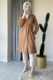 Kuşaklı Camel Kimono  MA139