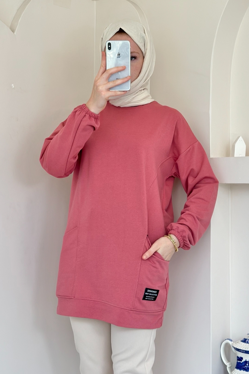 Cepli Pembe Tunik MA165